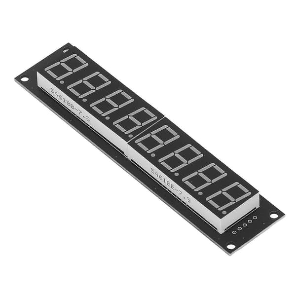 Blå LED 8-cifret Displaymodul med 74HC595 Driver - 0,56in, 5V