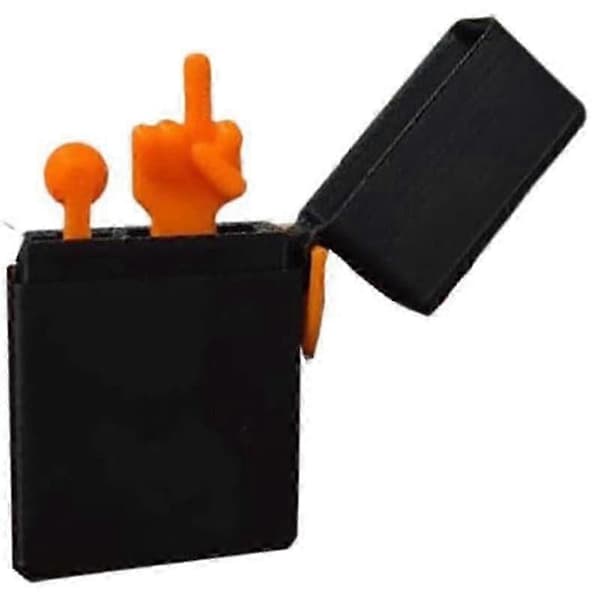 Morsom lighter med langfinger, 3D-printet langfinger-lighter, spøkegaver