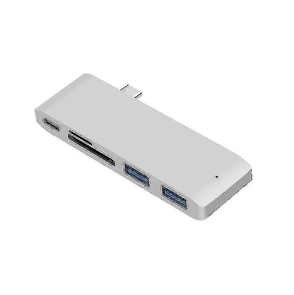 Type-c Hub 5 I 1 Hub 6 I 1 Hub Hub Usb-c Till Hdmi Splitter Ca Silver