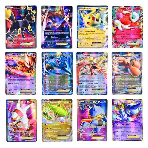 Ultimat Anime-kortsett - 100 kort med GX, Mega, EX, V og VMAX