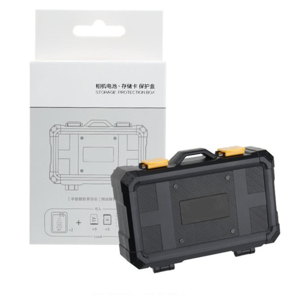 Kamerabatteri For Beskyttelse For Etui Oppbevaring Organizer Holder For Lp-e6 Lp-e8 Lp-e12 Lp-e17 Nb-13l En-el15 En-el14