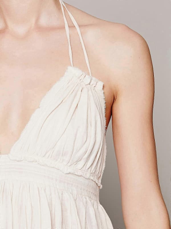 Dam Sommar Halter Djup V-ringning Sexig Patchwork Mini Korta Klänningar