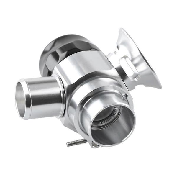 Bilmodifikation Universal Dobbeltsidet Horn Turbo Trykaflastningsventil 38MM Justerbar Boost Ventil Tilbehør