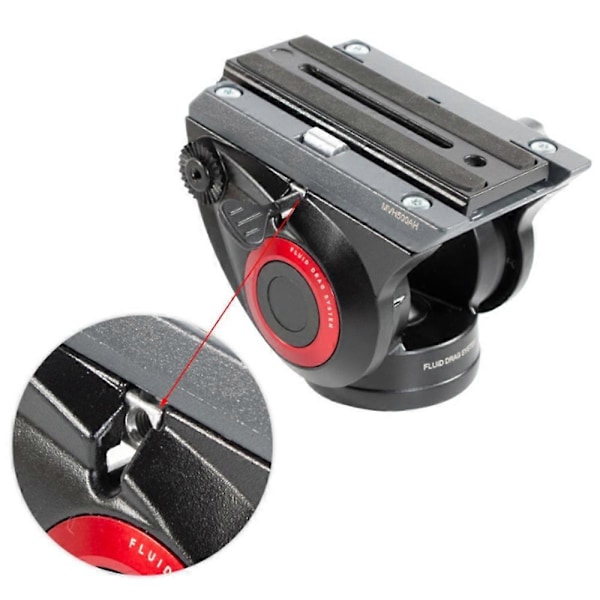 Snabbkopplingsplatta Låsskruv Lämplig för Manfrotto MVH500AH Hydraulisk Pan/Tilt Panel Contro