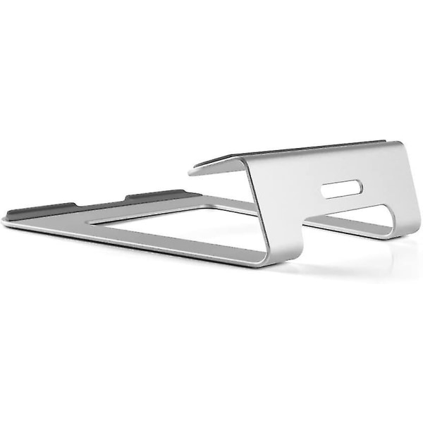 Bordstativ i aluminium for Apple Macbook og alle bærbare datamaskiner (sølv)