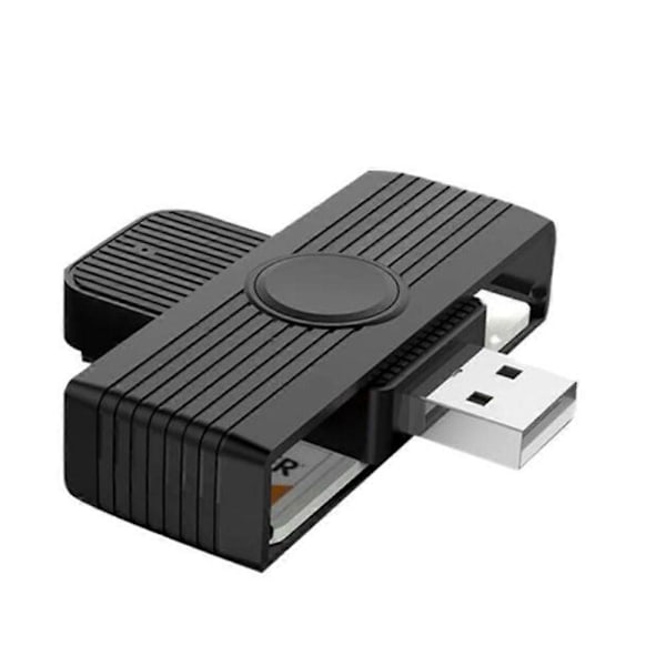 USB 2.0 Smart Card Reader Bankkort SIM-kortläsare ID-kortläsare Smart Card Reader för PC Dator