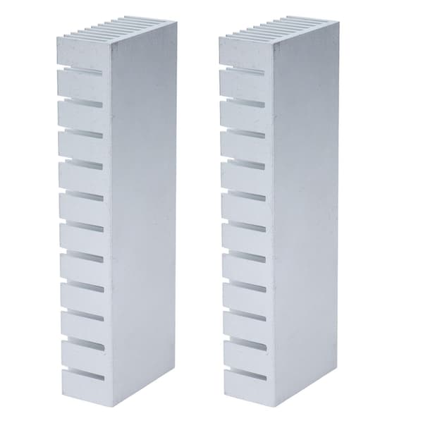 Aluminium Køleplade Modul - Effektiv CPU Køling (2 stk.)