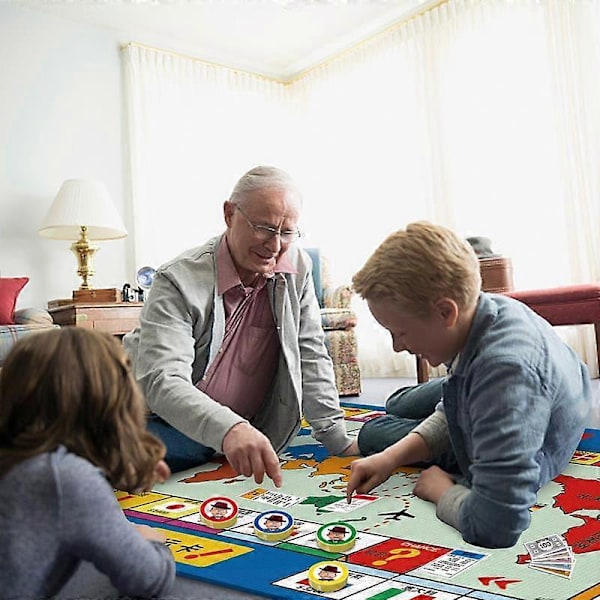 Lautapeli | Suosittu perinteinen hauska laatu | Suuret lautapelit lapsille | Perhepelit 2–4 pelaajalle