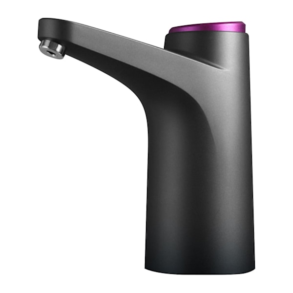 USB Laddning Vattenflaskpump Portabel Vattendispenser för Hemmet (Mörkgrå)