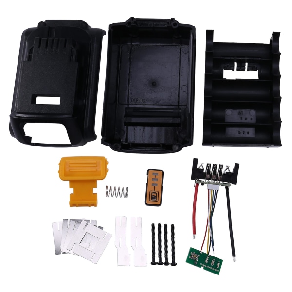 För 10 Core 18v/20v Li-ion batteribyte Case Kit Dcb180 Li-ion batteriskal (ingen batter)