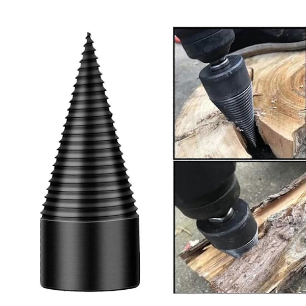 Vedklyv Maskin Borr Trä Reamer Punch Bit För Klyvning av Trä Konborrverktyg