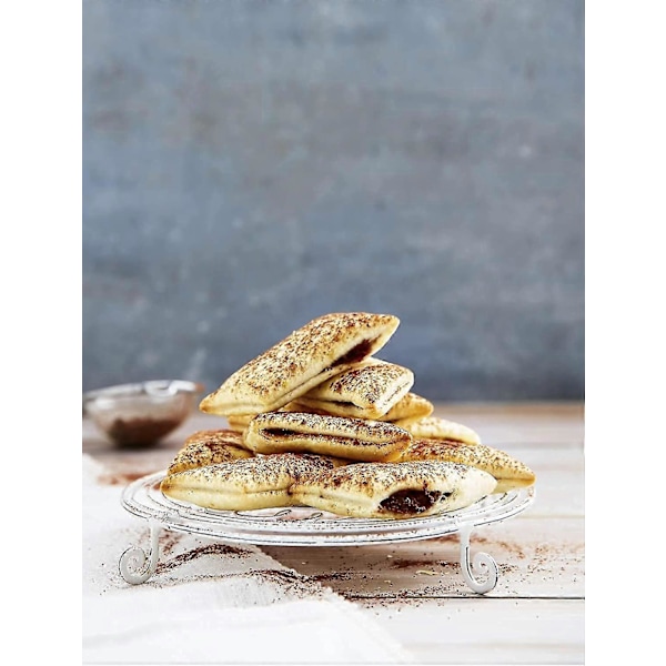 Kjevle for å lage brødpinner, aperitiffpinner og hjemmelagde forretter (blå)
