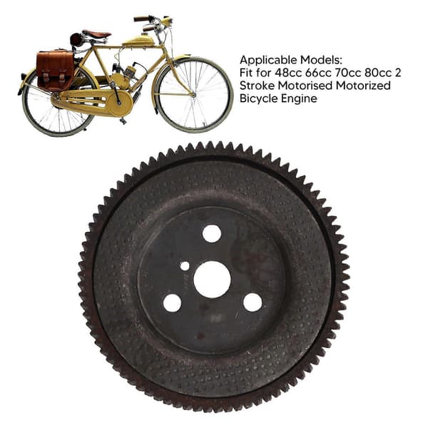 Koblingssamling med pakning, rustfri, passer til 48cc 66cc 70cc 80cc 2-takts motoriseret cykelmotor