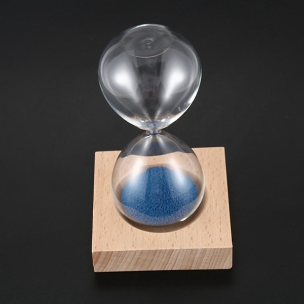 Træglas + Jernpulver Sandblomstrende Magnetisk Timeglas Med Emballage Timeglas Trægave P