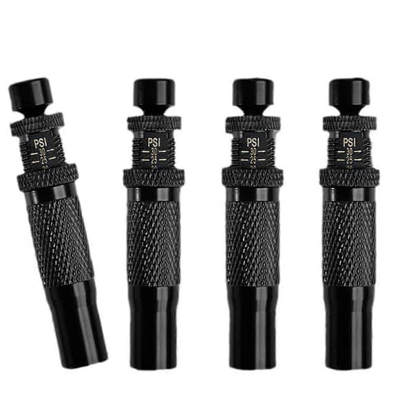 4-pack Automatiska Däckavluftningsventiler, Justerbart Tryck Passar för Offroadfordon Motorcykelventillock