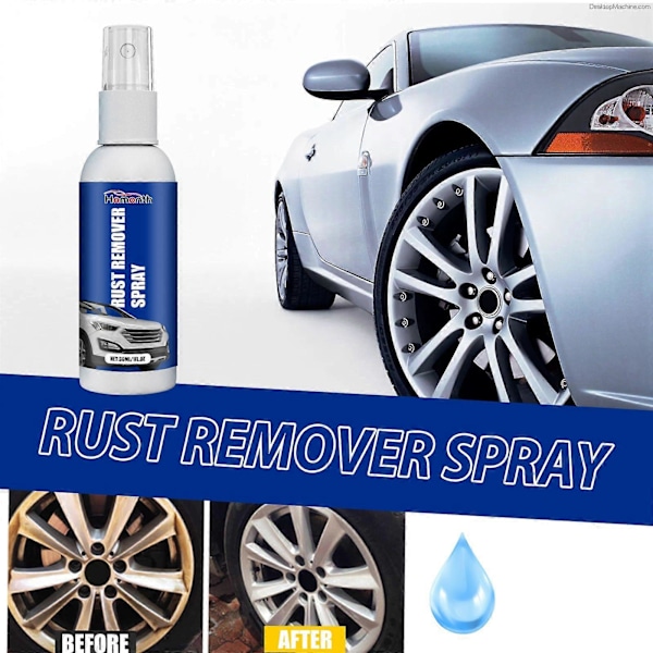 Rustfjerner Spray, Bilhjul Renovering Rustfjernelse Maling Polering Rengøring Dekontamineringsspray