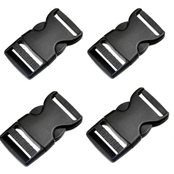 4 st 50 mm Plast Sidospänne Justerbart Plastspänne Snäppspänne Väskaccessoarer Skola B