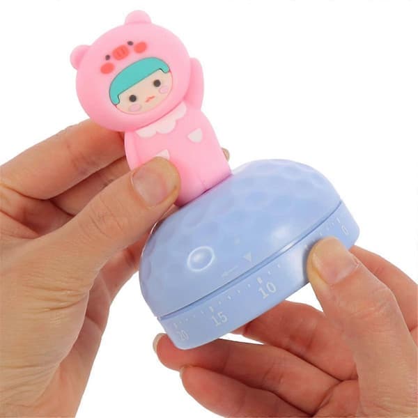 Mekanisk Timer Äggklocka Cupcake Timer Nedräkningstimer Dusch Mekanisk Köksklocka