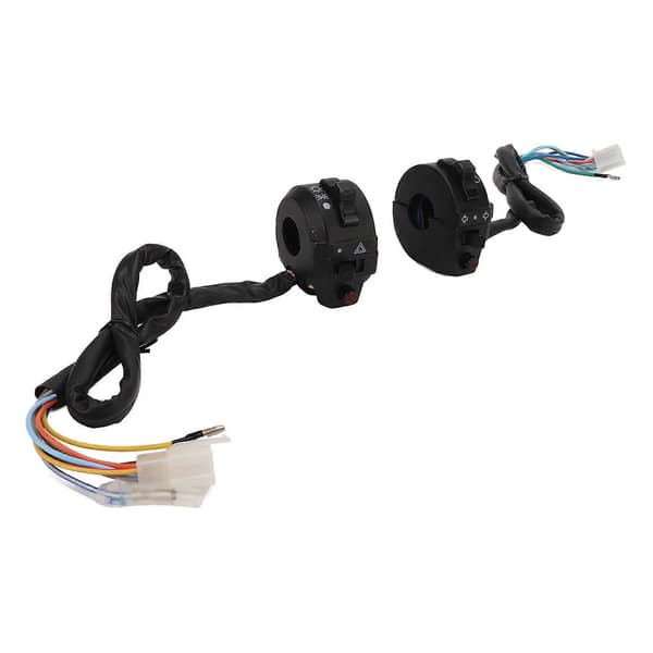 2 stk. Styrebrytermontering 22mm Nylon ABS Stopp Startknapp Erstatning for CG125