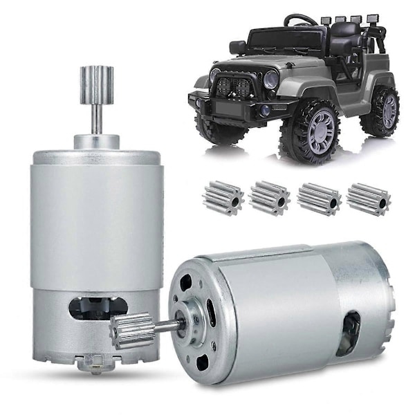 24V 40000RPM Elektrisk Motor 2 stk., Højhastigheds Motor RS555 Legetøjsbiler til Børn