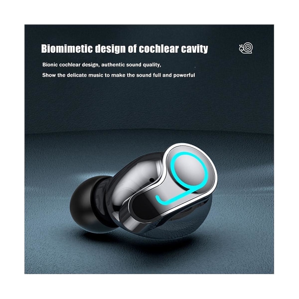 M32b Bluetooth Headset Smart Digital Display Touch Headset Trådløst Bluetooth 5.1 Headset Noise Can