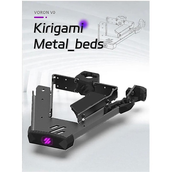 Til V0 V0.1 V0.2 Voron 0.2 3d Printer Stål Kirigami Sengplade Support Til Voron 0.2 3d Printer Opgraderingssæt(a)