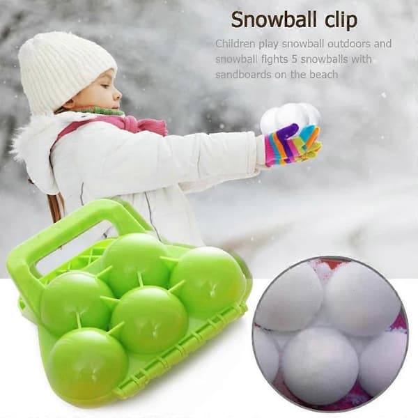 Leksaker Snö Snöboll Maker Clip Formad Snö Sand Verktyg Vinter Barn