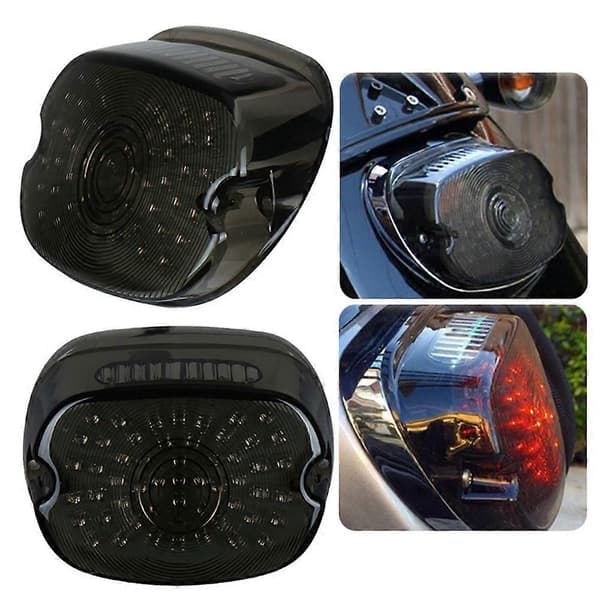 Brightness Motorcykel DRL Blinklys Bremsesignal LED Lys Baglygte Lampe