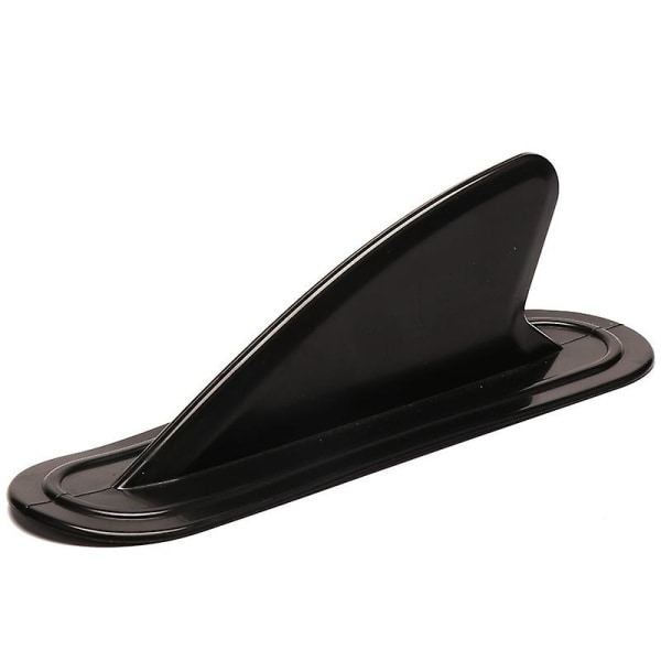Små surfbrädefenor, paddleboardfena, kajakfena, paddleboardfenor, bodyboardfenor, surffenor, böjbart flexibelt material (2st, svart)