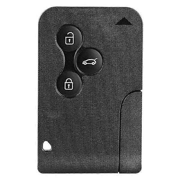 433mhz Id46 Siru 3 Painiketta Älykortti Renault Clio Logan Megane 2 3 Koleos Scenic Korttikotelo Musta Auton Avaimenperä Pienillä Avaimilla