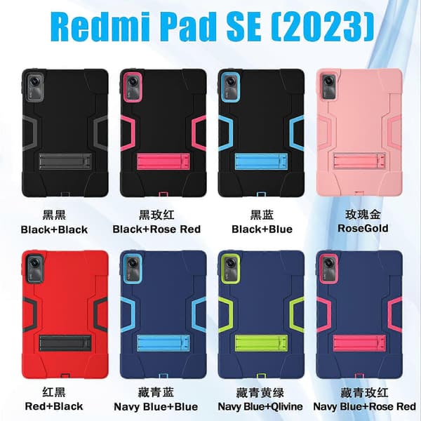 Fodral för Xiaomi Redmi Pad SE 11 2023 Stötsäkert Skyddsfodral grön