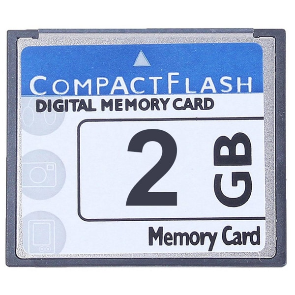 Ammattimainen 2GB Compact Flash -muistikortti kameraan, mainoskoneeseen, teollisuustietokoneautoon