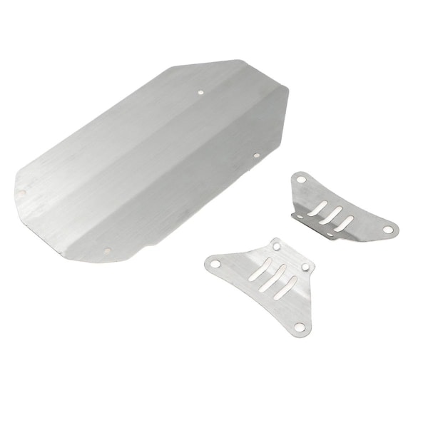 For 1/10 Tt02 Flat Sports Car Chassis Guard Metal Armor Chassis Armor 3-delt sett