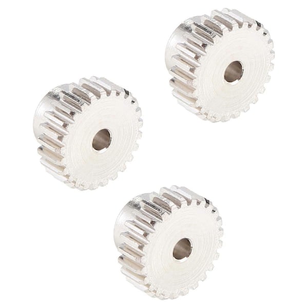 3KPL 3,175 mm Akseli Metallinen Hammaspyörä Moottorin Hammasratas 32DP 48DP 64DP M0.6 M0.8 1/10 1/8 RC Auto 3650 3660, 25t