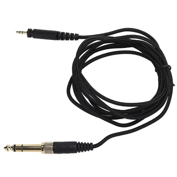 2m Hovedtelefon o Kabel Headset Ledning Udskiftningsdel til Philips SHP9000 Sort