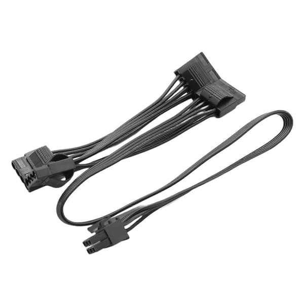 6-pin til 4 Molex modulær strømforsyningskabel for Corsair Rm1000x Rm850x