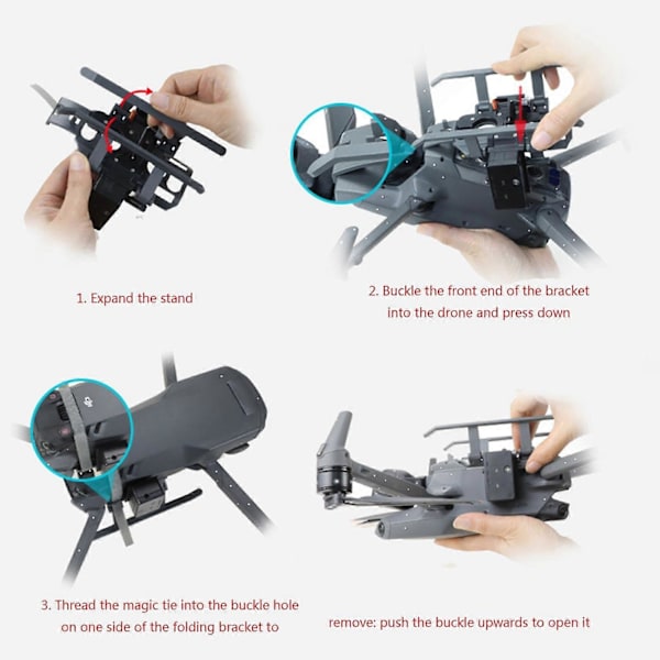 Til Mavic 3 Airdrop System Landingsstel Foldbar Drone Payload Levering