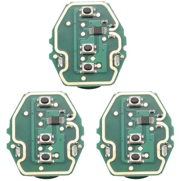 3x 3-knapps fjärrkontroll för bilnyckel kretskort 315mhz/433mhz For- 3 5 Series E46 E39 Ews Utan
