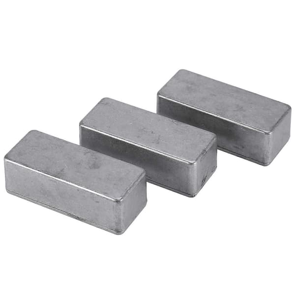 5 st Guitar Effektpedal Aluminium Stomp Box Kapsling för DIY Guitar Pedal Kit 1590A