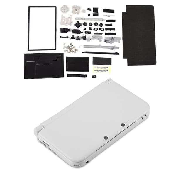 Komplett Skalhölje för 3DS XL Vit-YM
