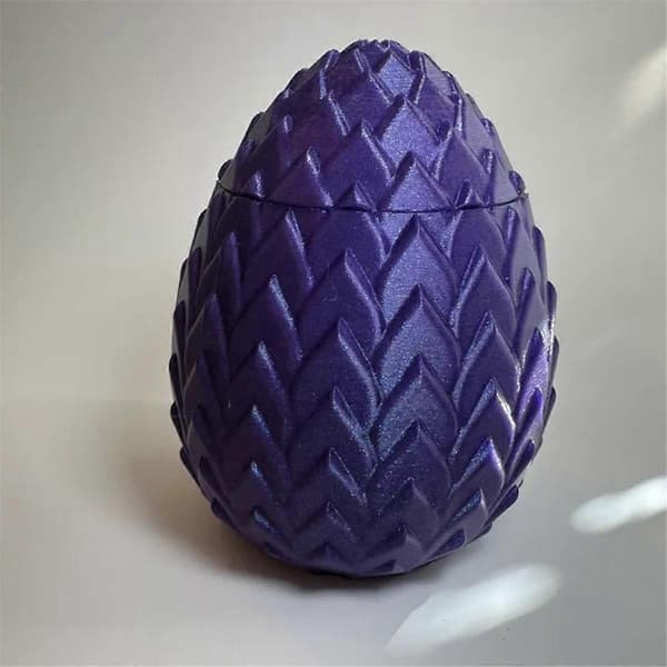 3D-printat Drakägg, Drakägg med Drake Inuti