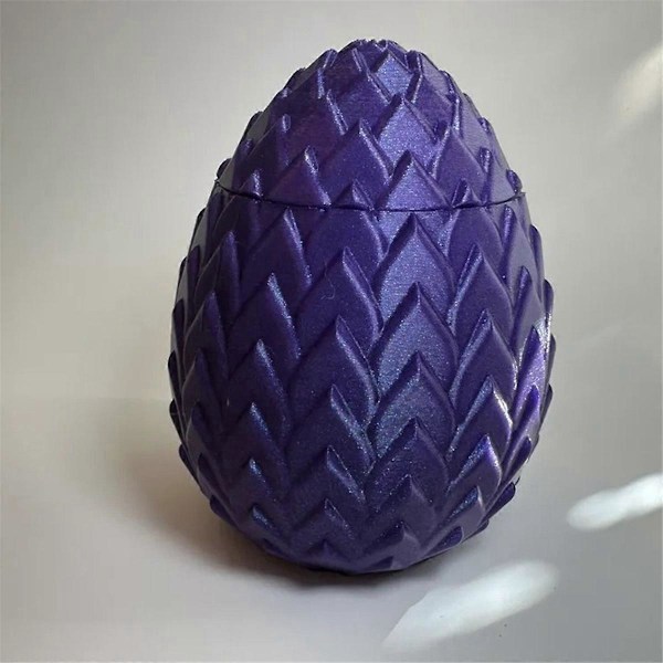 3D-printet drageegg, drageegg med drage inni