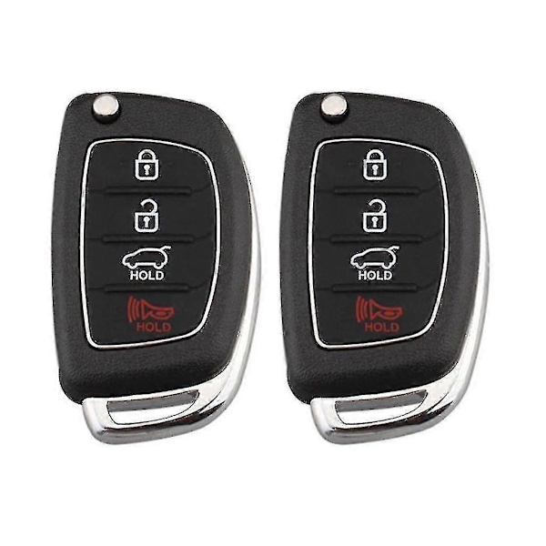2st 4b Fjärrkontroll Nyckelfodral & Blad För Hyundai I10 I20 I30 I35 I40 Genesis