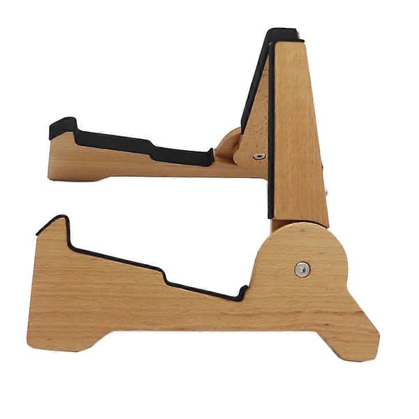 Universal Foldbar Træguitarstativ Holder Support Passer til Elektrisk Guitar Akustisk Guitar