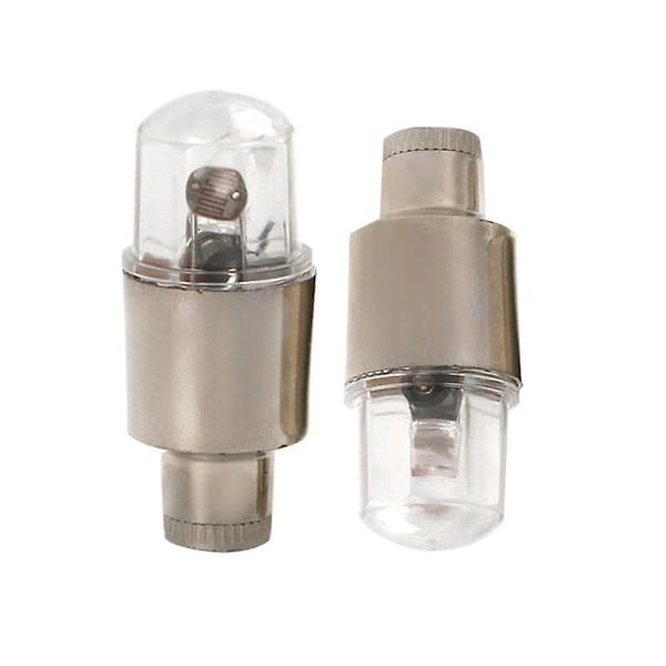 2 stk Universelle Multi-fargede LED Hjul Dekk Dekk Luftventil Stanghette Lys Lampe Pære