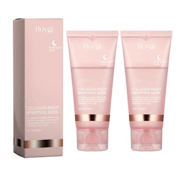 1-3 stk. Kollagen Nattmaske - Elastisitet & Hydrering, Naturlige Ingredienser Set 3