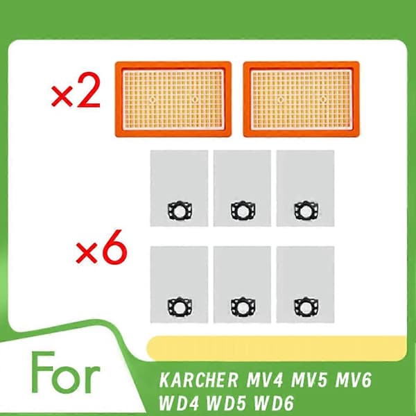 Til KARCHER Støvsuger 2.863-005.0 Hepa Filter Reservedele