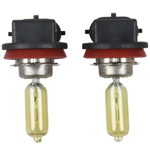2x H8 35W Gule HID Tåkelys Frontlys Lampe Halogen Pære 2500K 12V