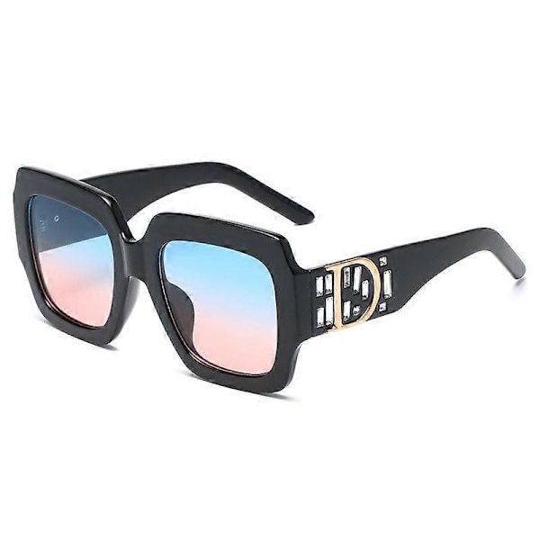 Retro Runda Aviator Solglasögon för Kvinnor Män Klassisk Dam UV400 Skydd Gradienterade Linser Solglasögon