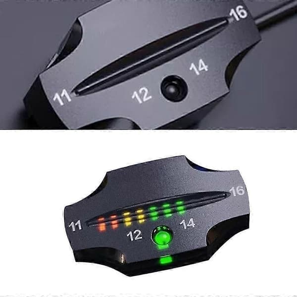 12V Motorcykel LED Digital Voltmeter Spændingsmåler Batterimåler Volt Detektor